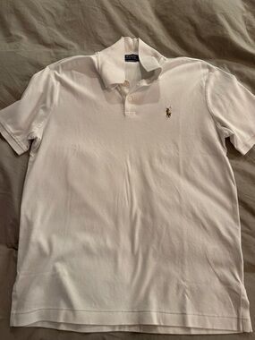 Polo by Ralph Lauren White Short-Sleeve Cotton Polo